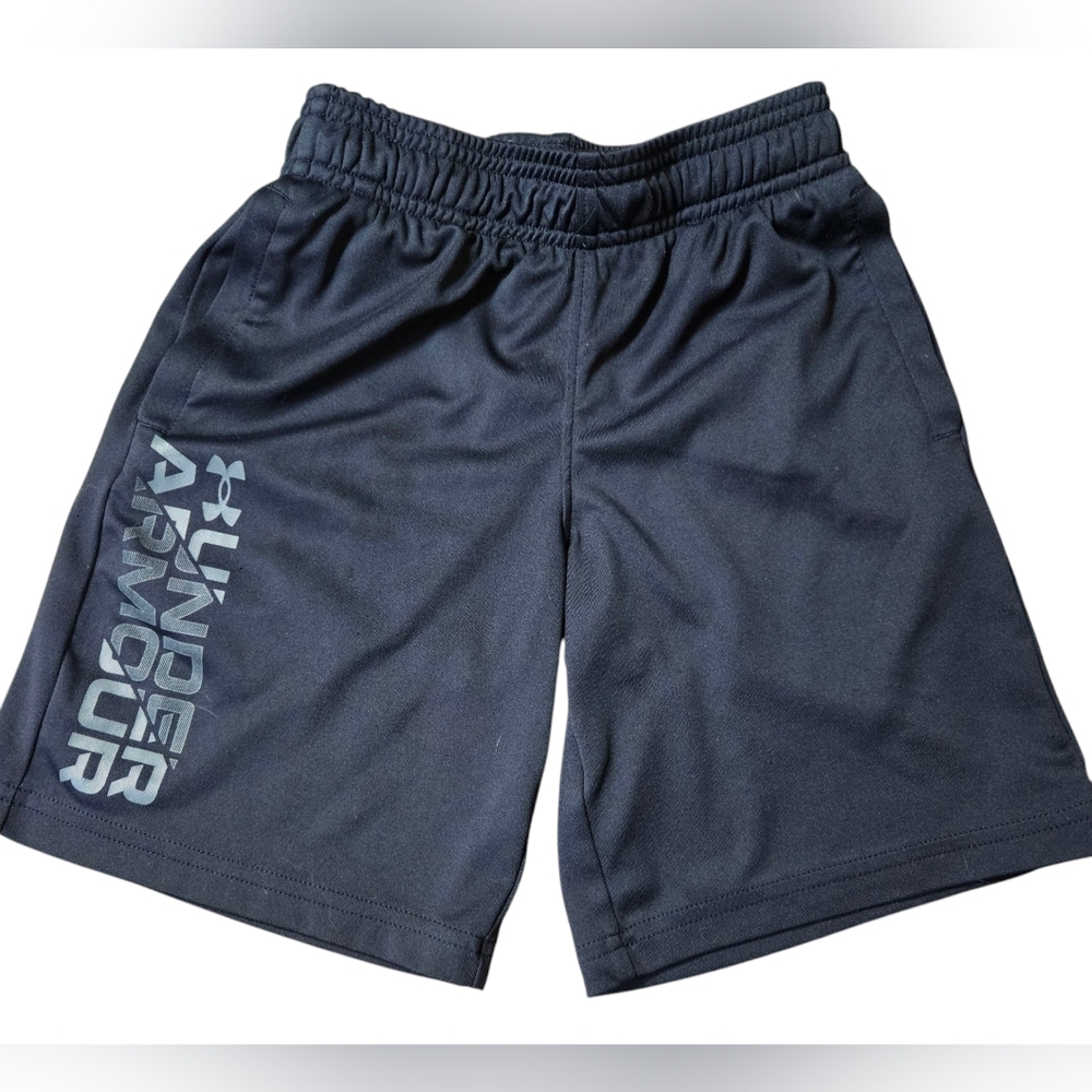 UNDER ARMOUR athletic shorts, Black- Youth XS